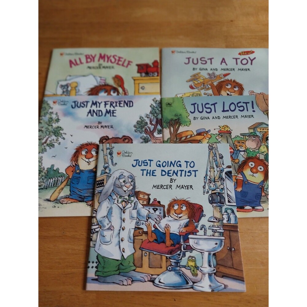 Lot of 5 Mercer Mayer Golden Books Little Critter